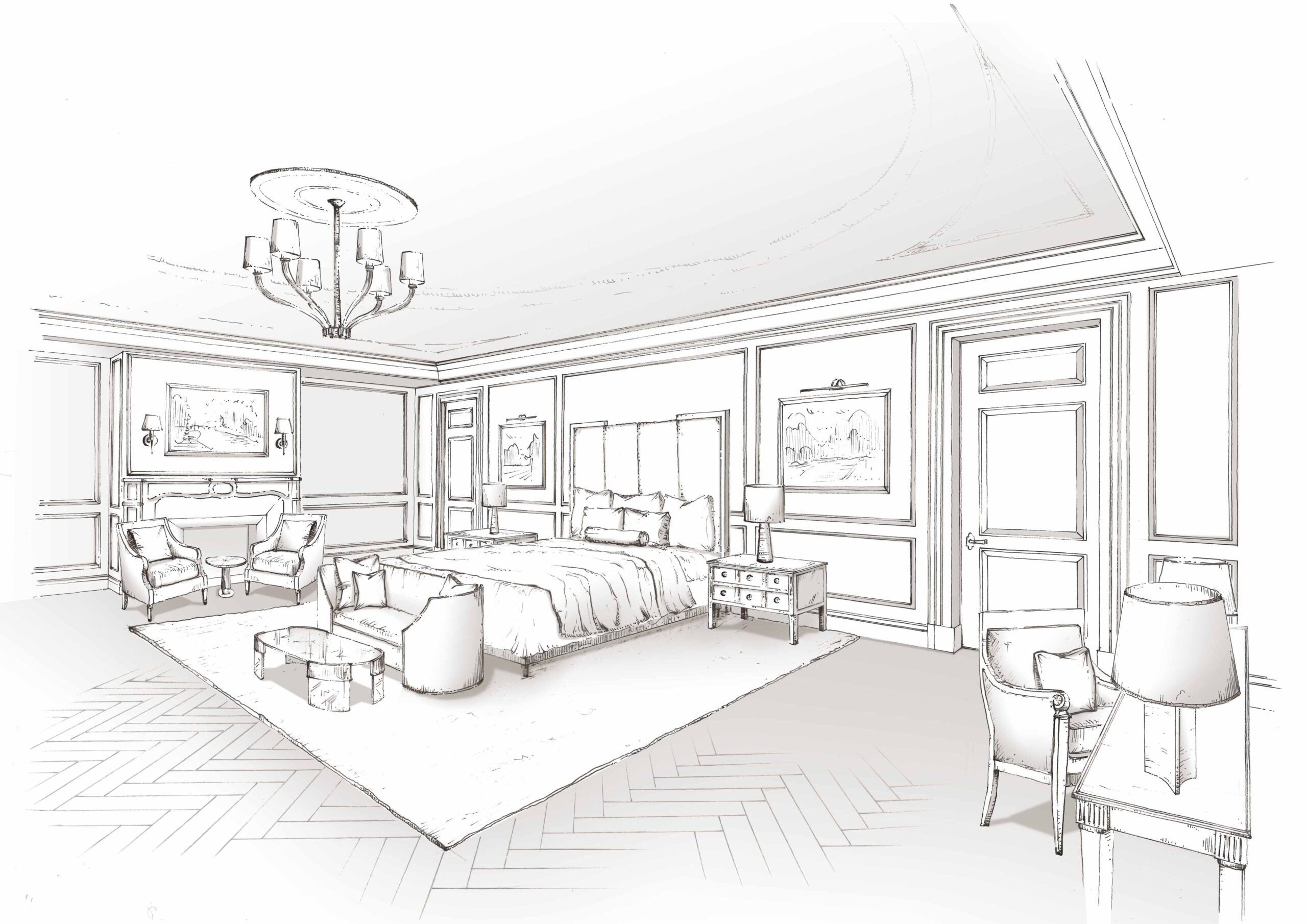 bedroom interior design sketches        <h3 class=