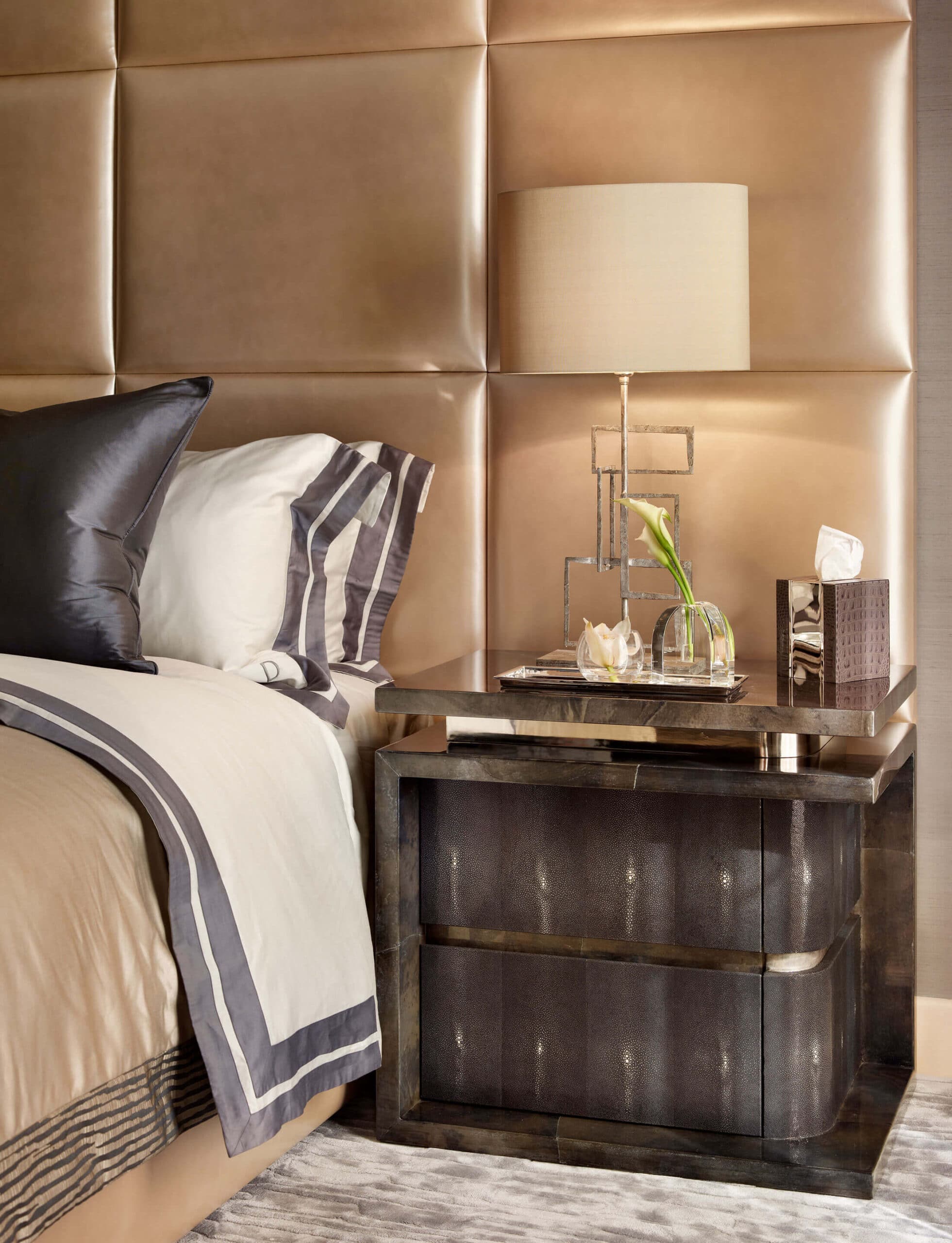 luxury interior shot of bedroom in Qatar