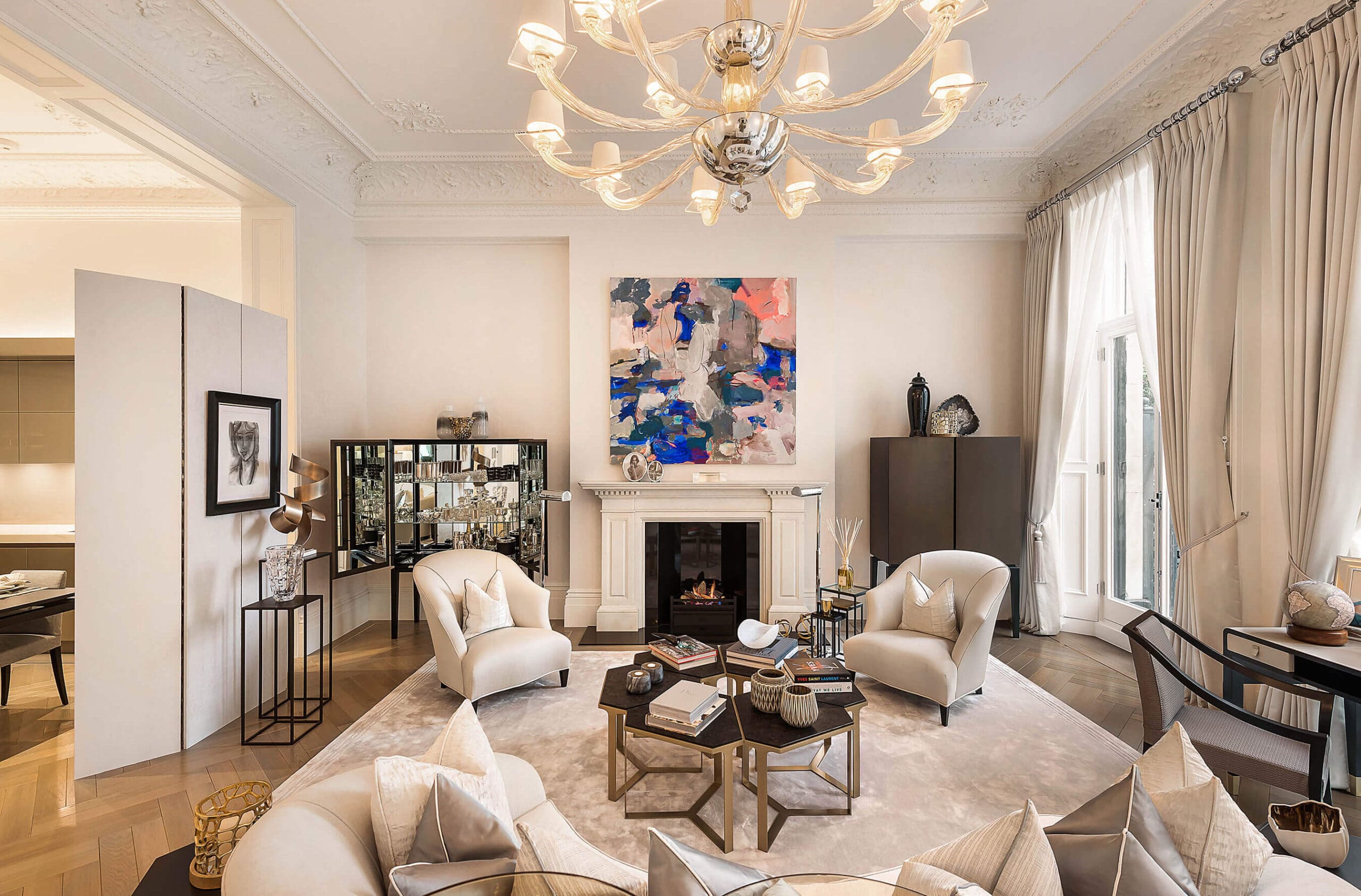 luxury interior design project in knightsbridge, London