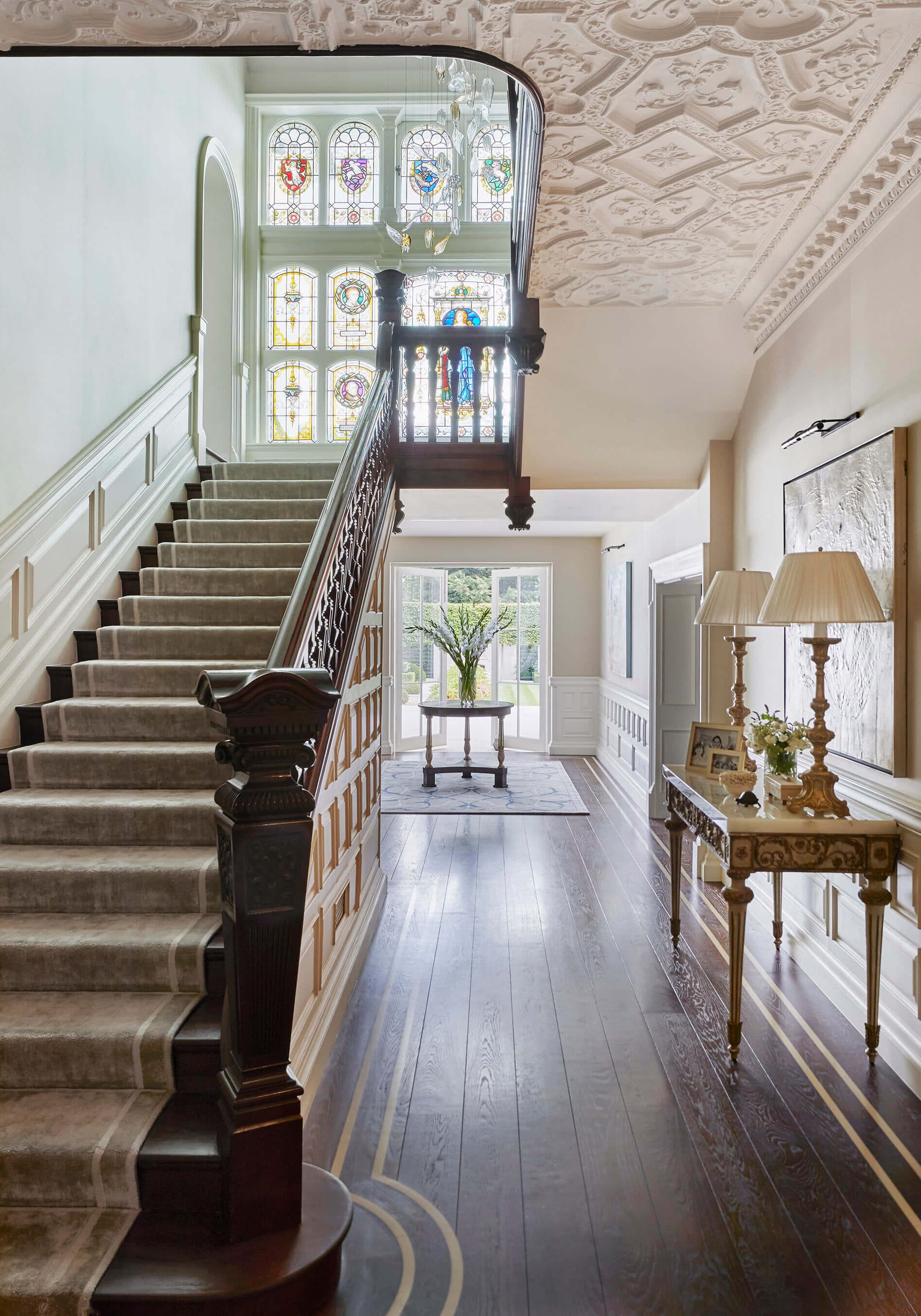 interior design in classic family home