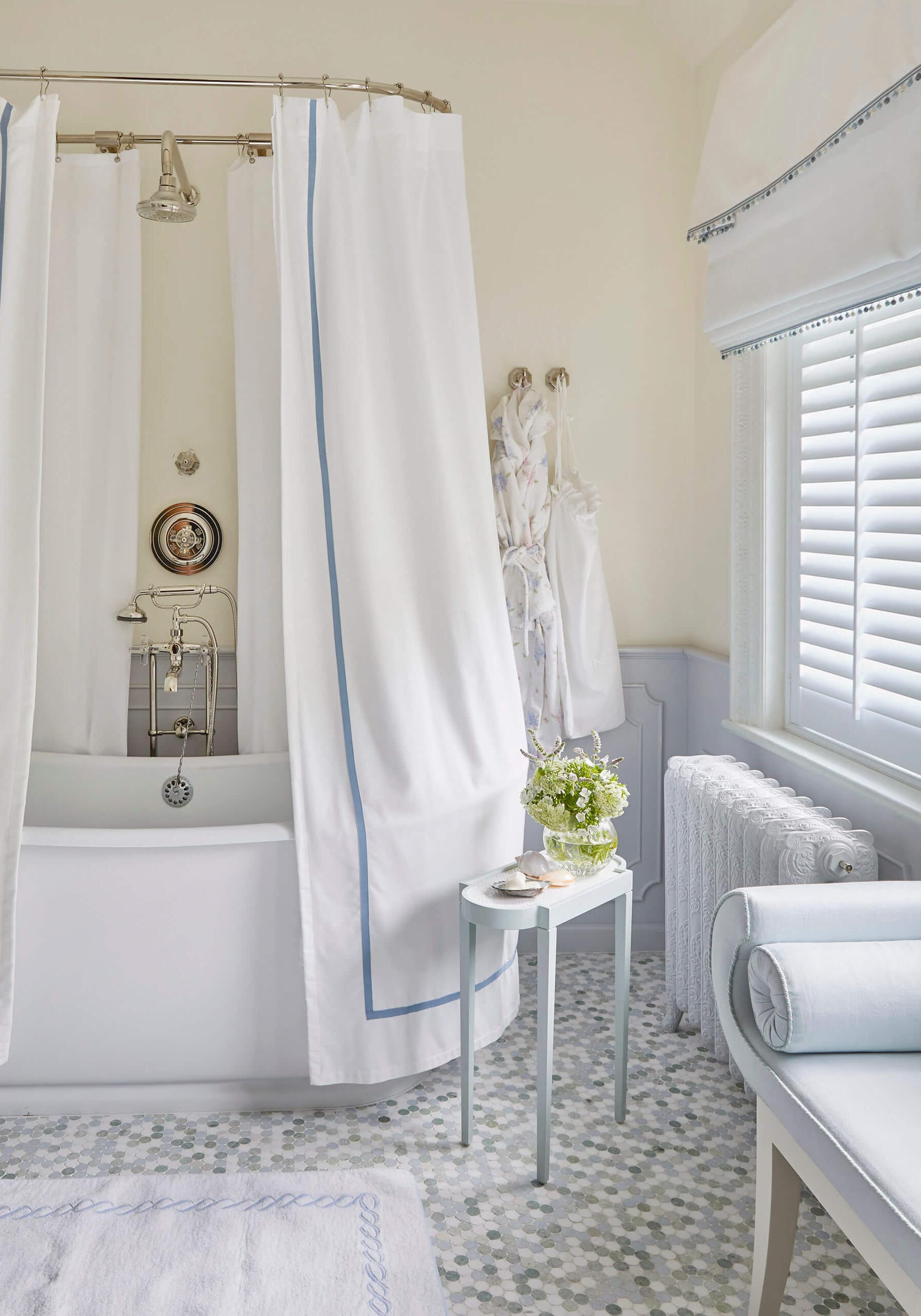 Luxury bathroom in classic family home