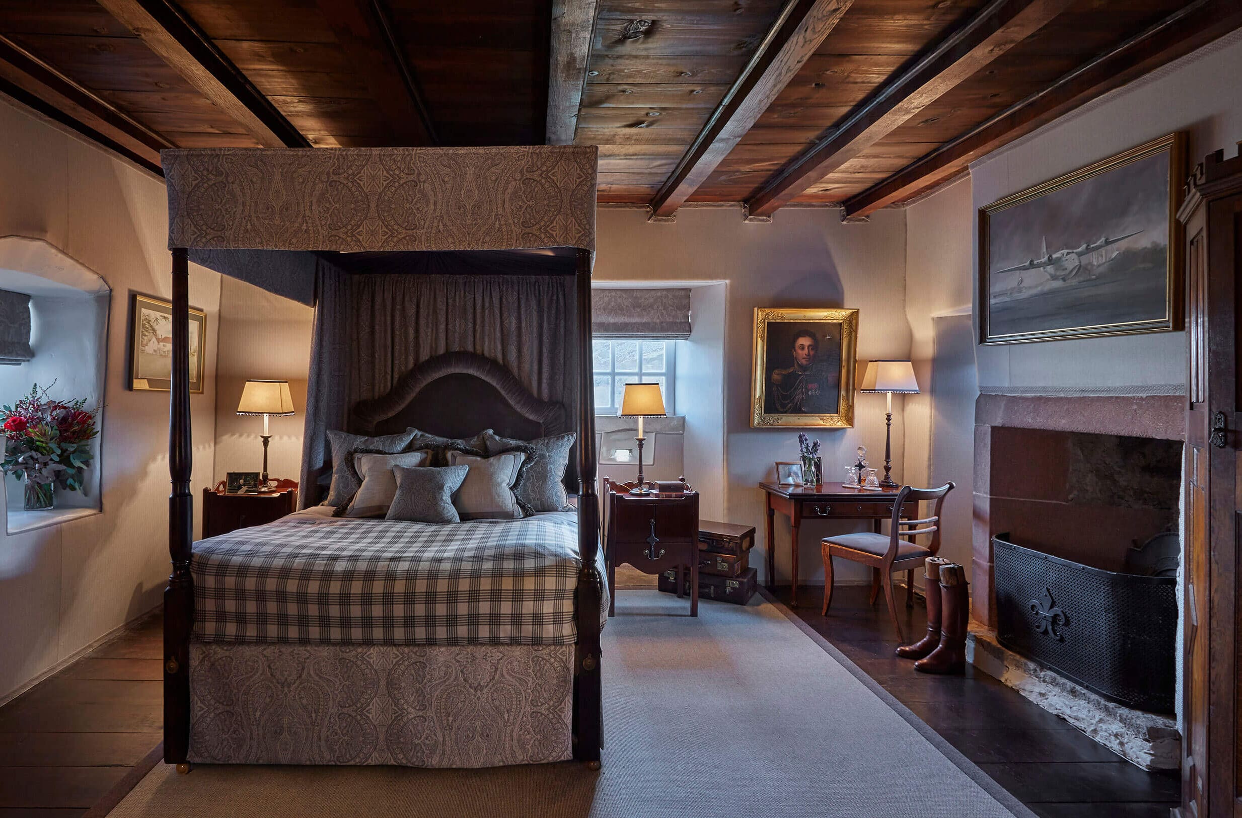 Scottish castle bedroom