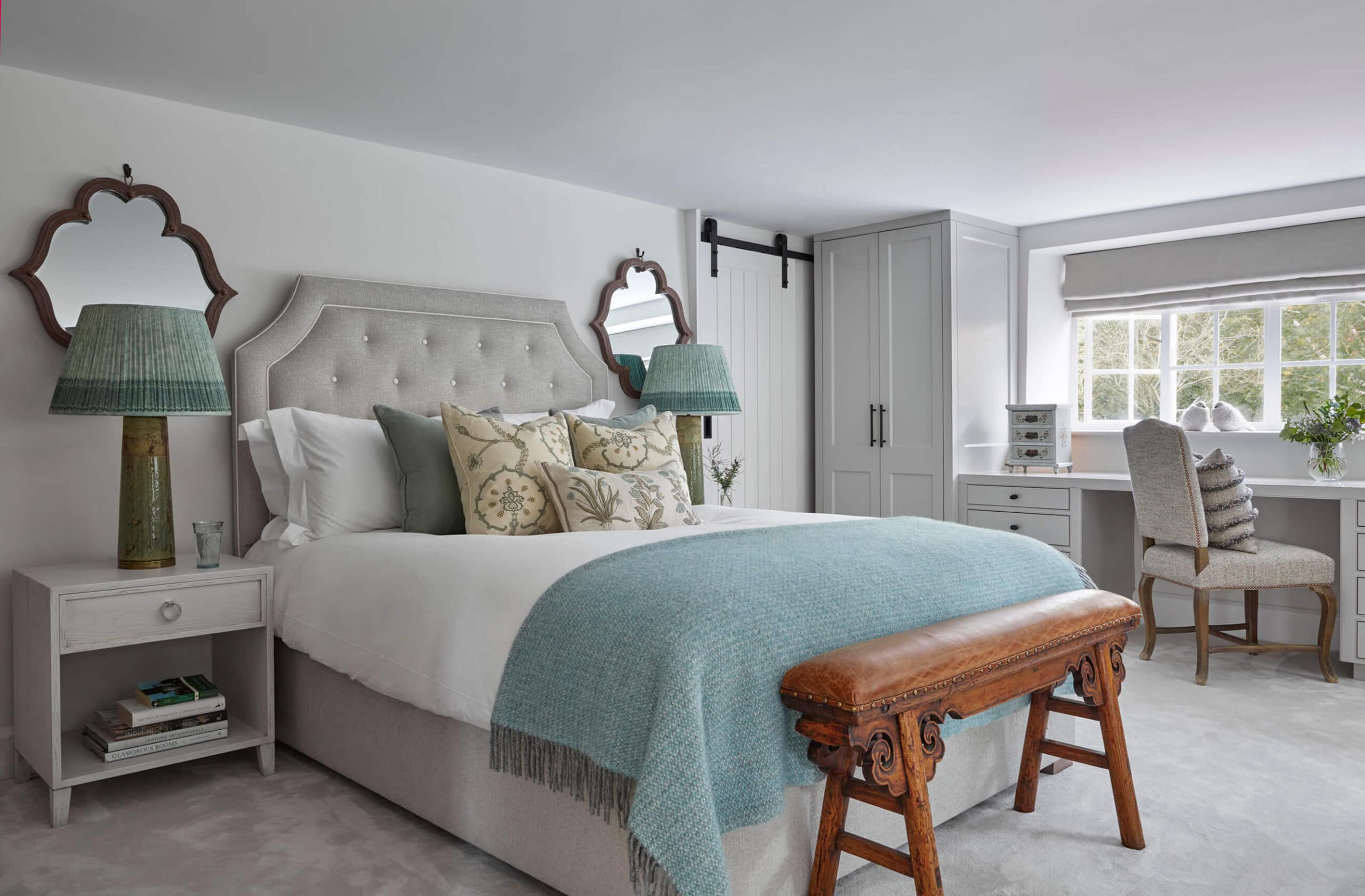 Converted Mill House bedroom