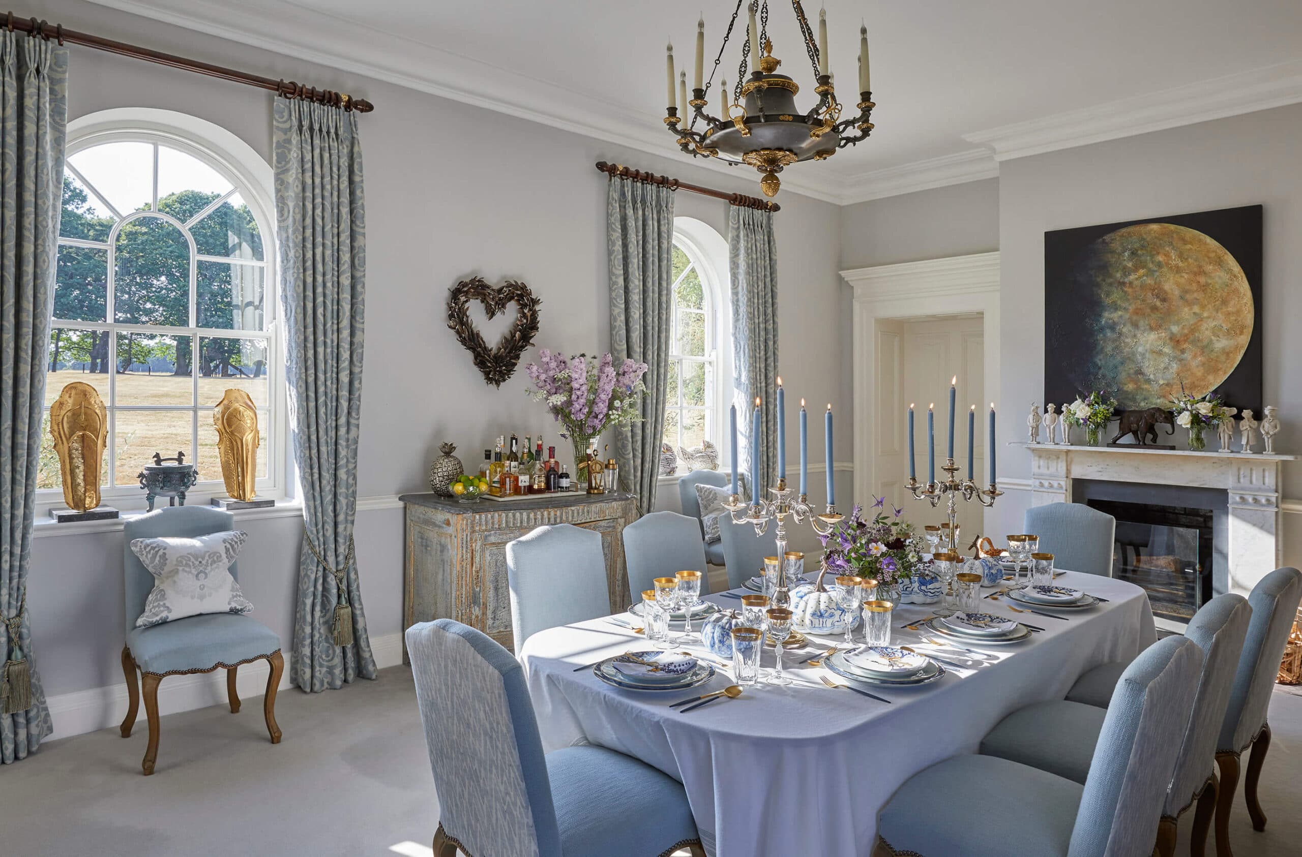 Luxury country home interior design