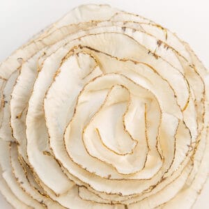 Fleur Gold Porcelain Objet