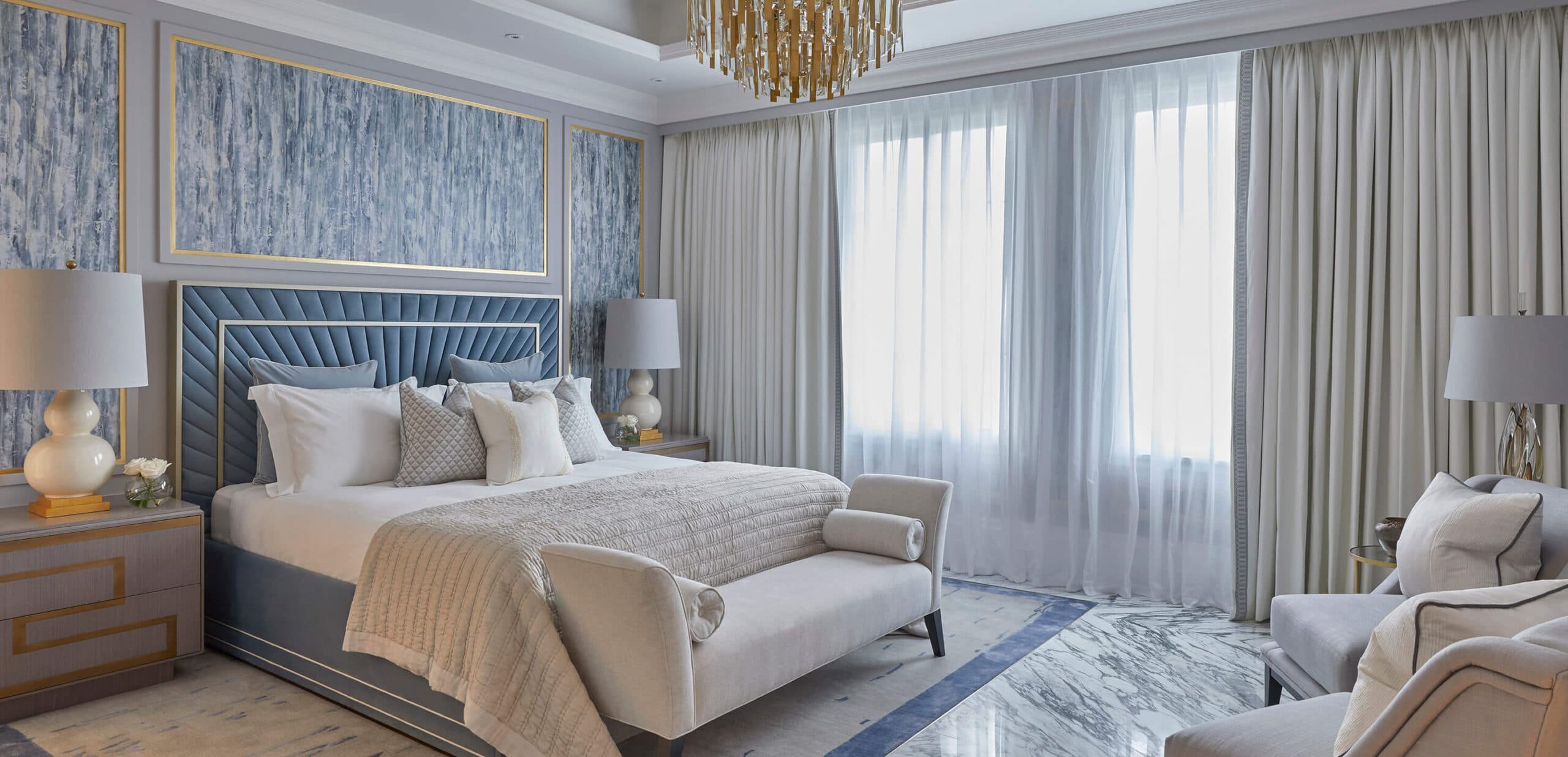 doha pearl villa interior design