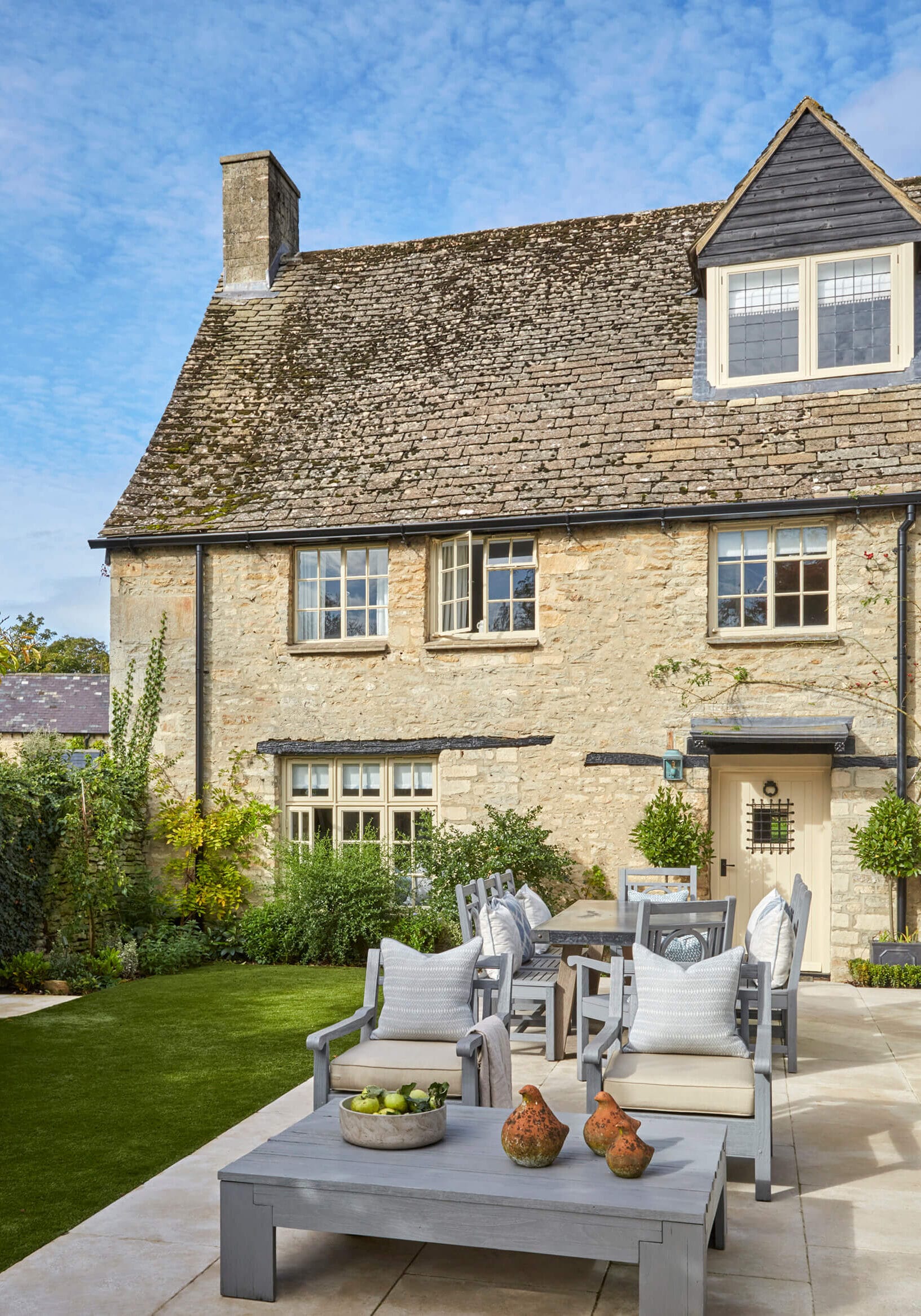 Luxury country home exterior
