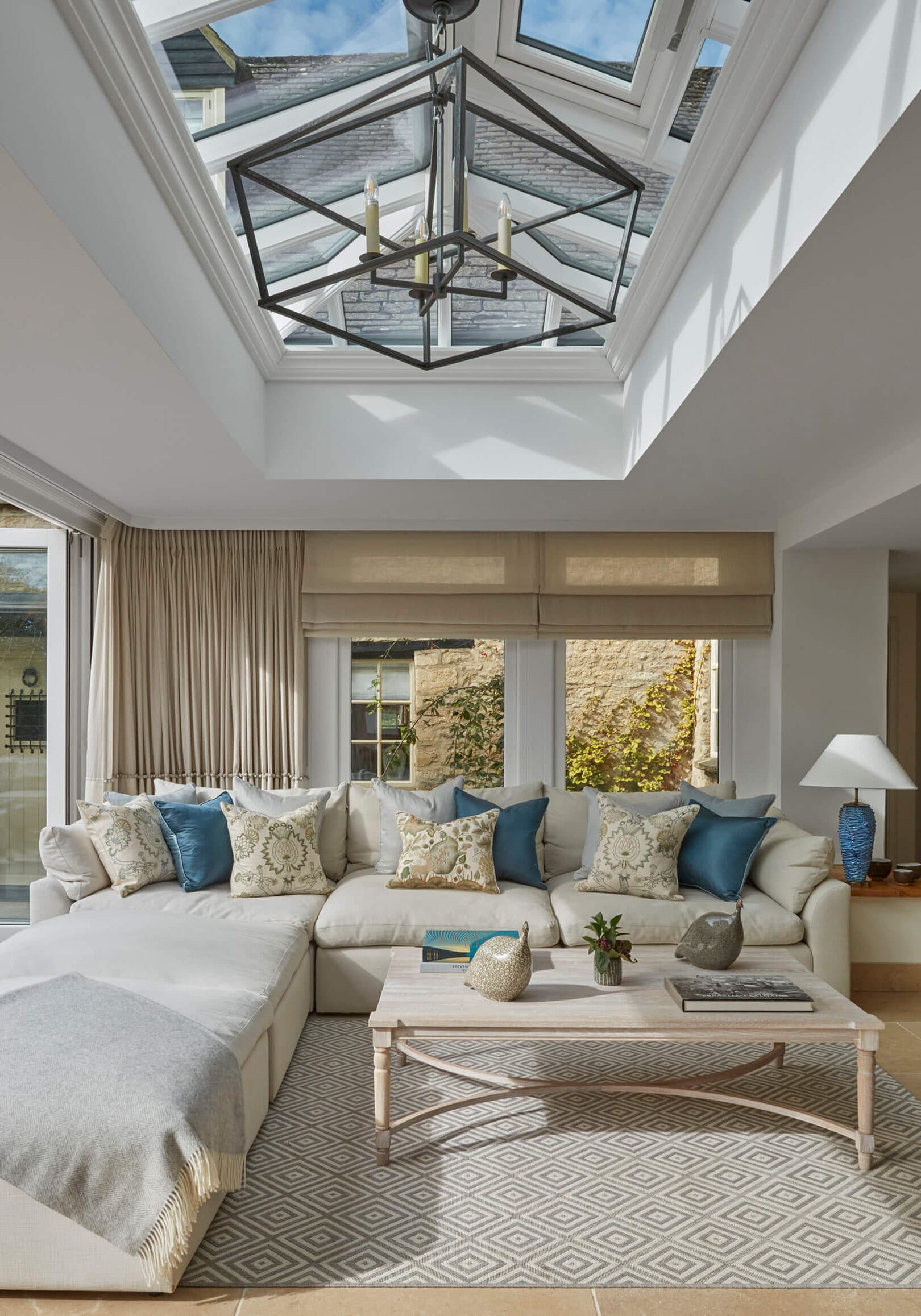 atrium in luxury family home