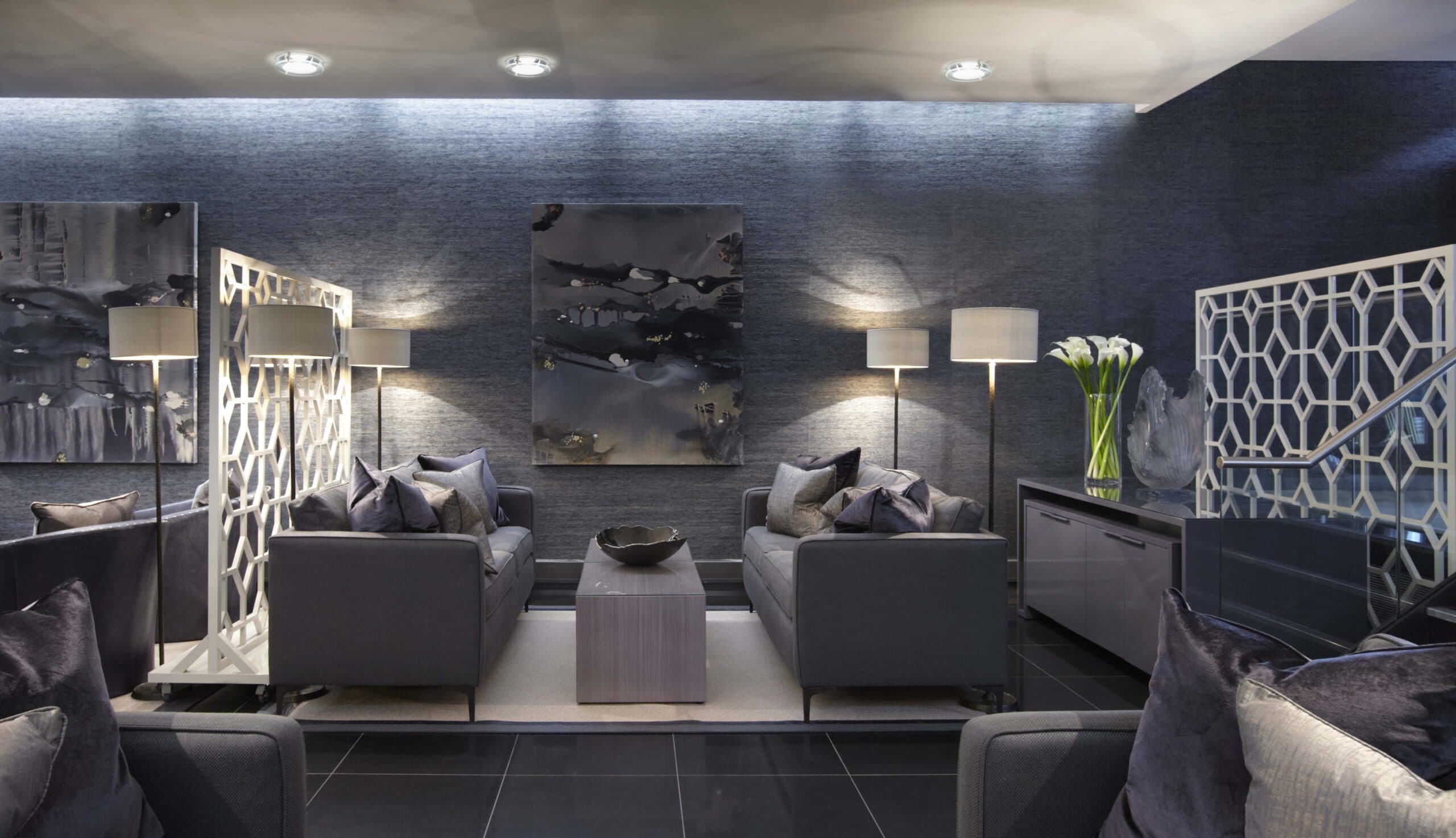 Heathrow private lounge designed by the Katharine Pooley studio