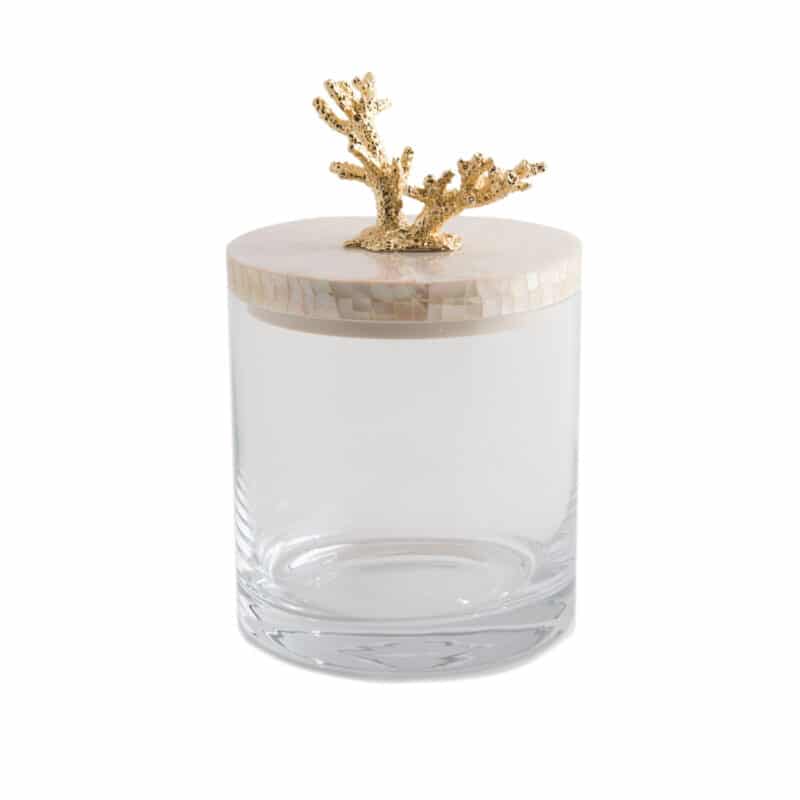 Handmade Coral Storage Jar
