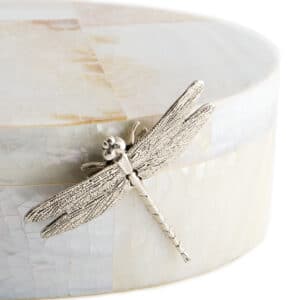 Dragonfly Mother of Pearl Box