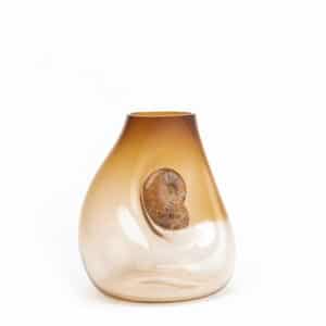 Ammonite Glass Vase