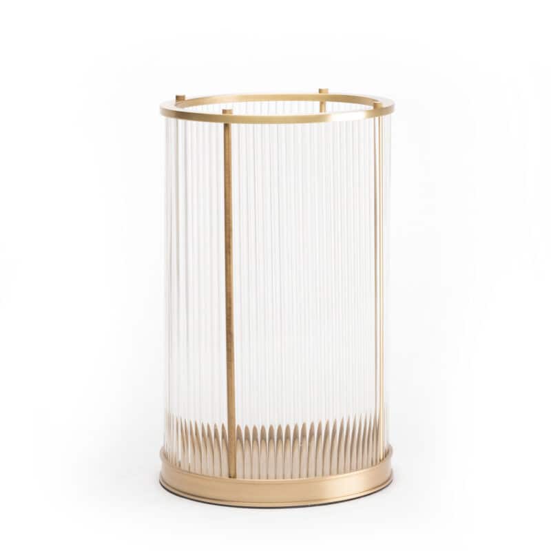 Designer Glass Candle Hurrcaine