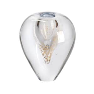 Luxury Gold Hand-Blown Glass Vase