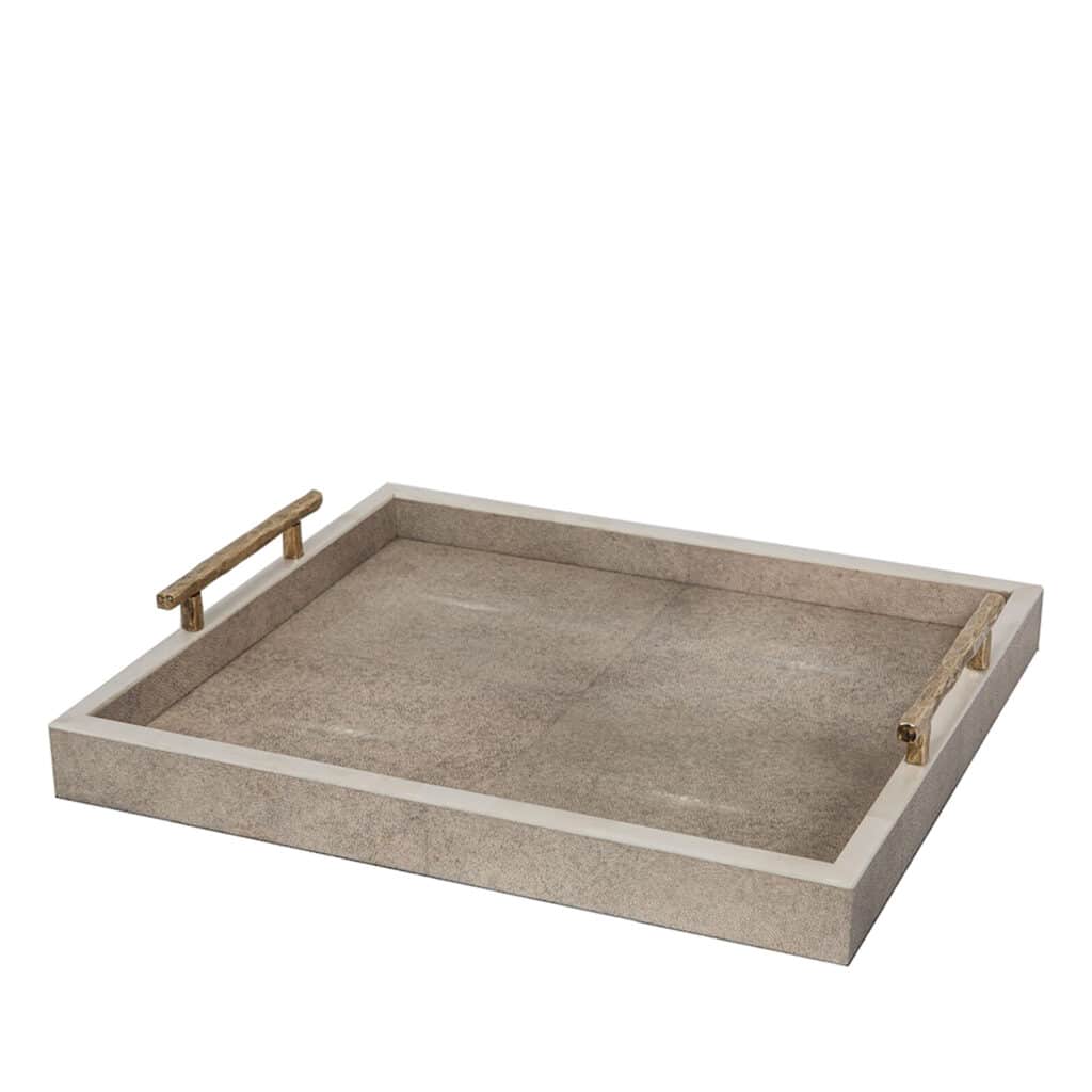 Belmont Natural Shagreen Tray
