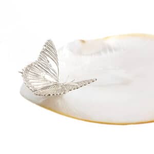 Butterfly Mother of Pearl Plate