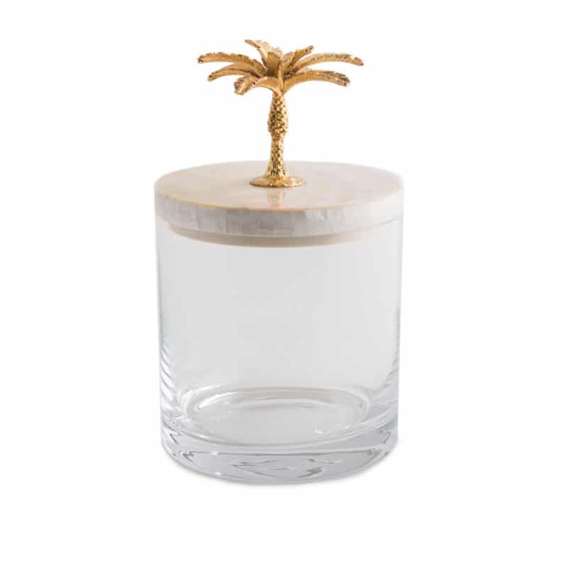 Gold storage jar for bathrooms