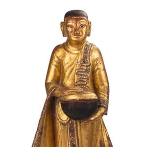 Standing Burmese Monk
